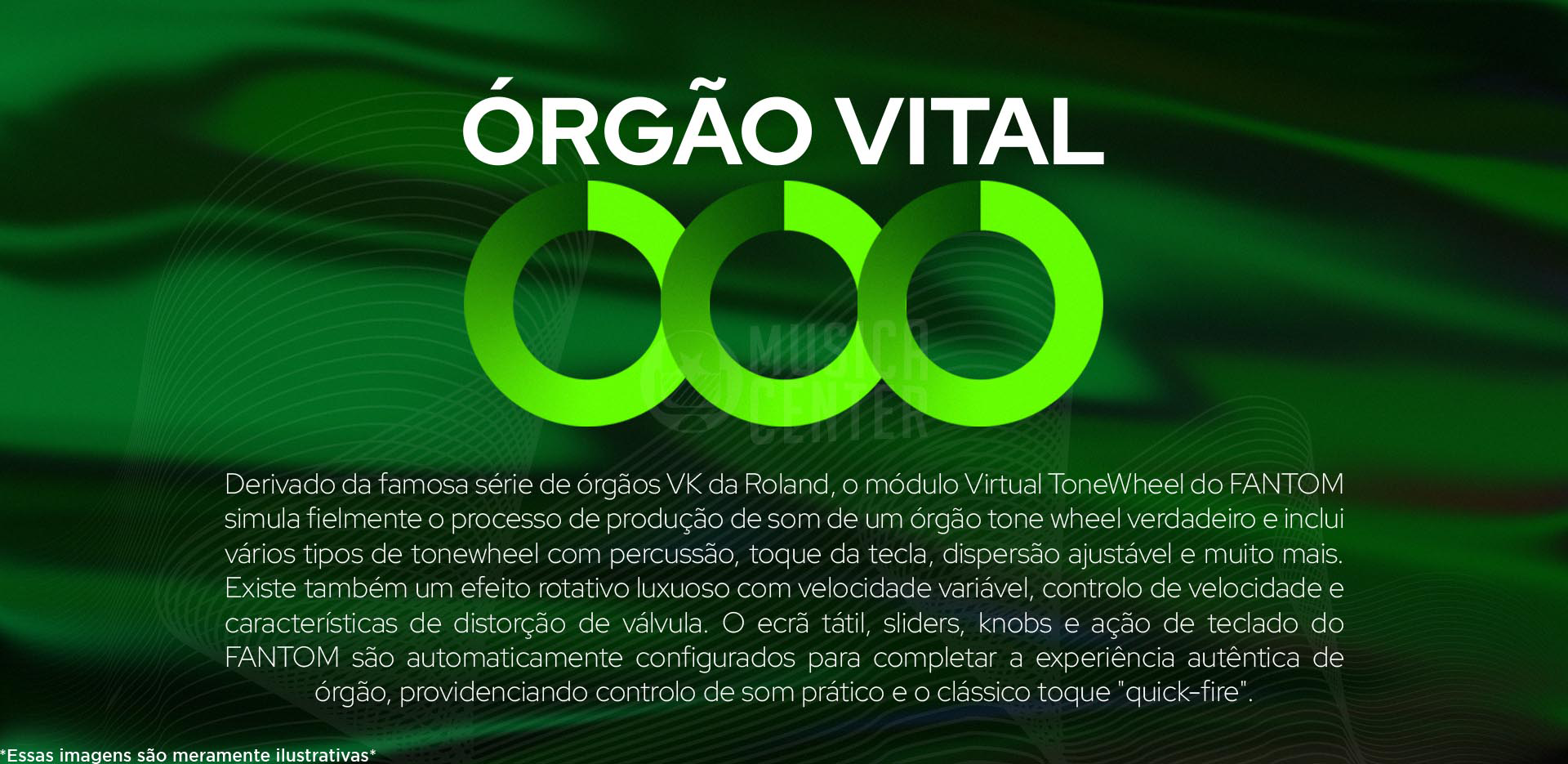 Descrições do Sintetizador Workstation Roland FANTOM