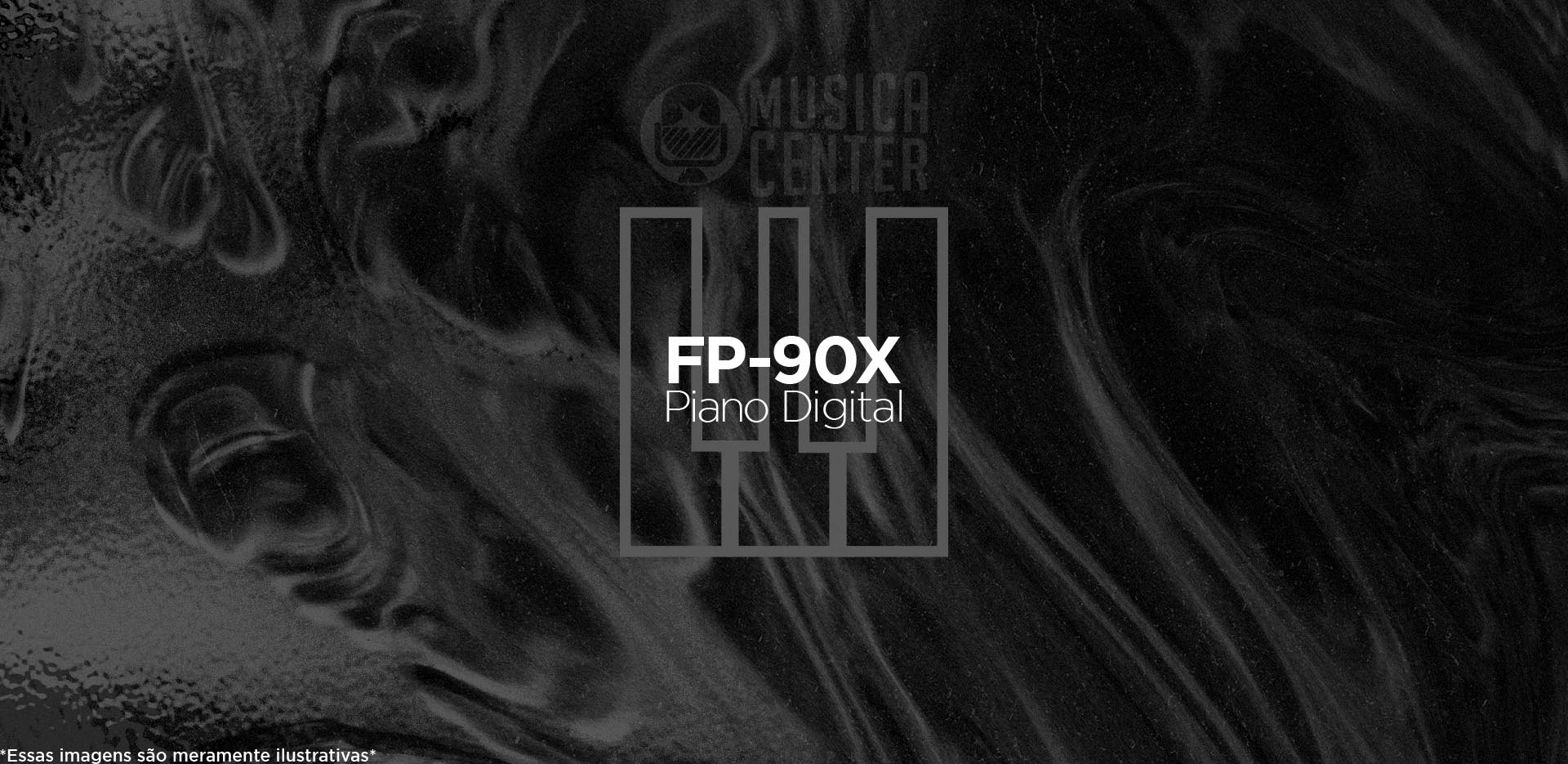Piano Digital Roland FP-90X Sob Encomenda na Musica Center