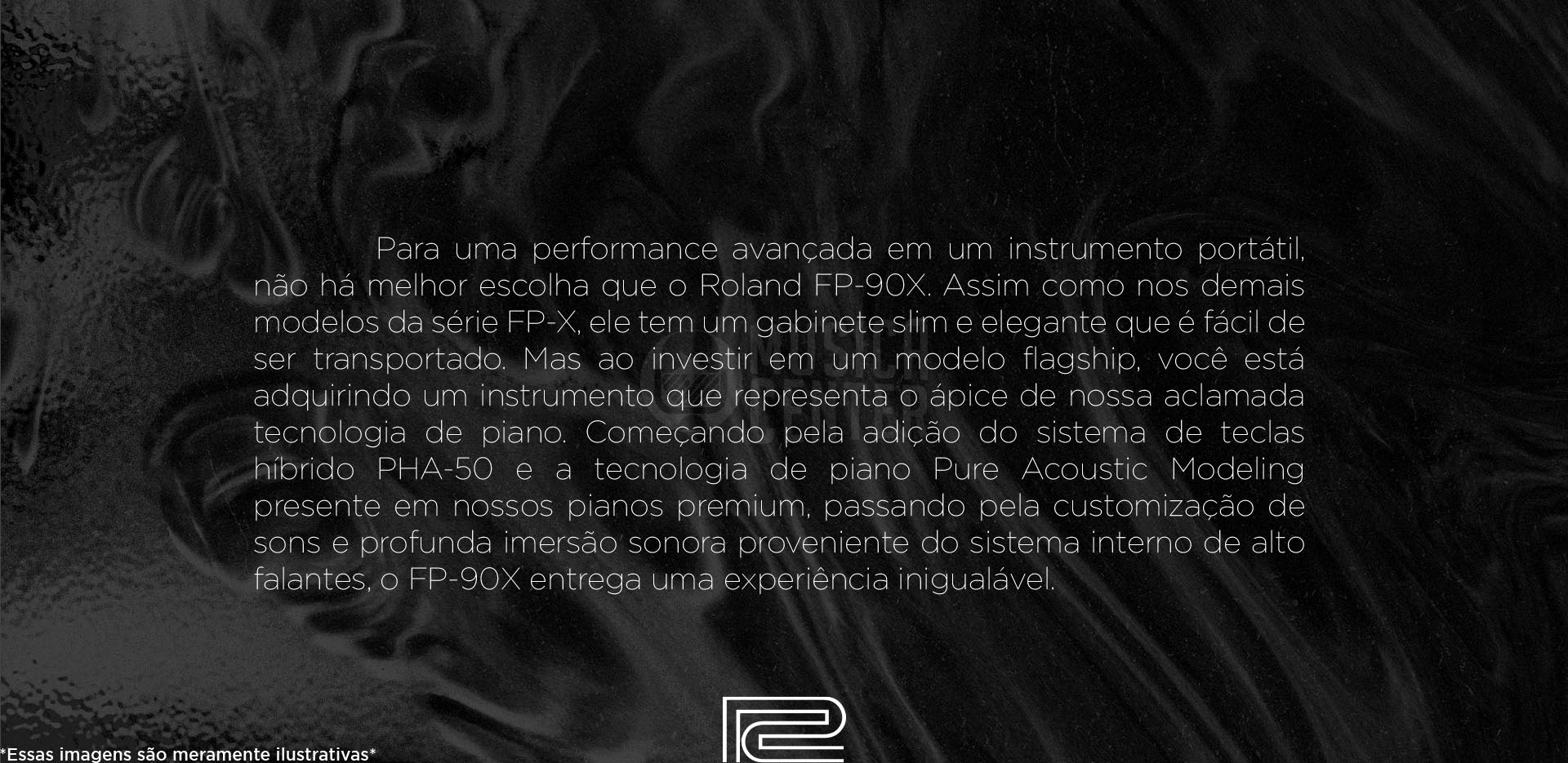 Descrição detalhada do Piano Digital Roland FP-90X