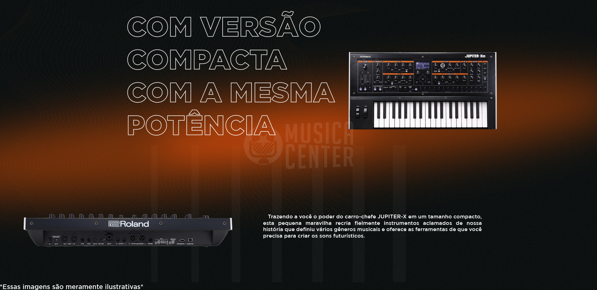 Sintetizador Roland JUPITER-X e JUPITER-Xm