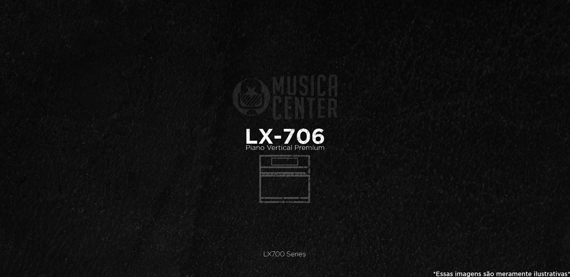 Piano Vertical Premium Roland LX706 Sob encomenda na Musica Center