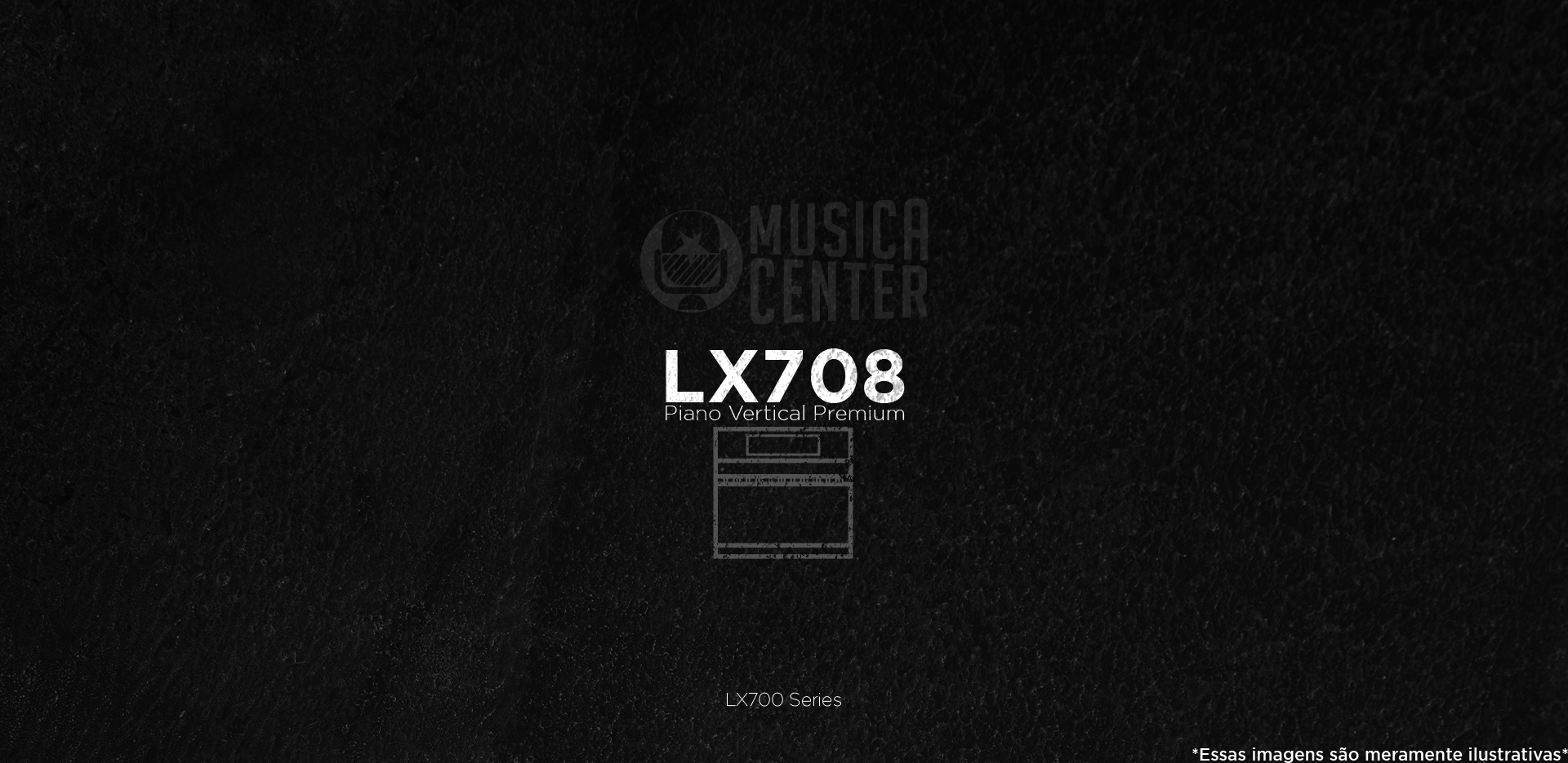 Piano Vertical Premium Roland LX706 Sob encomenda na Musica Center