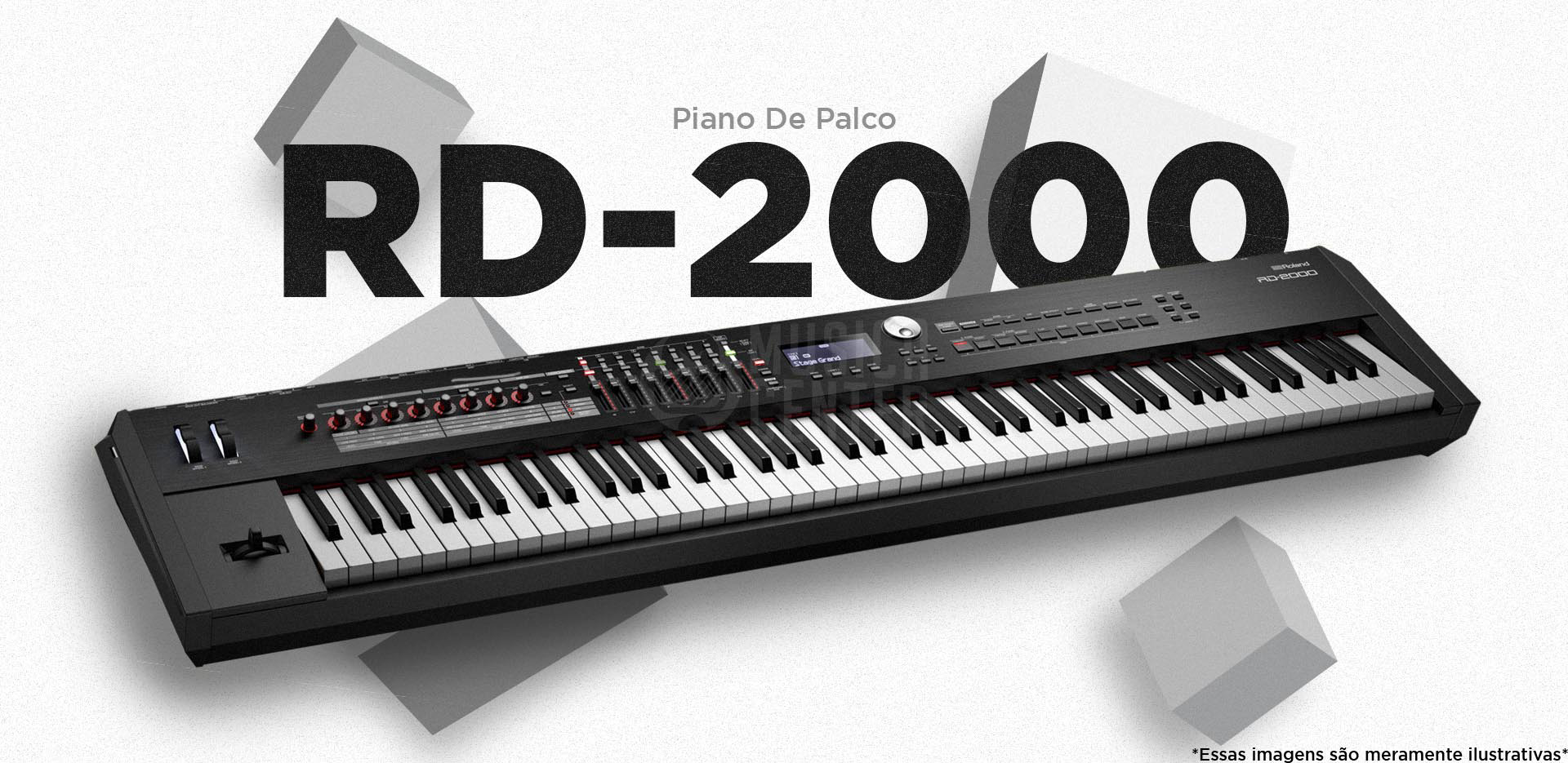 Piano de Palco Roland RD2000 sob encomenda na Musica Center