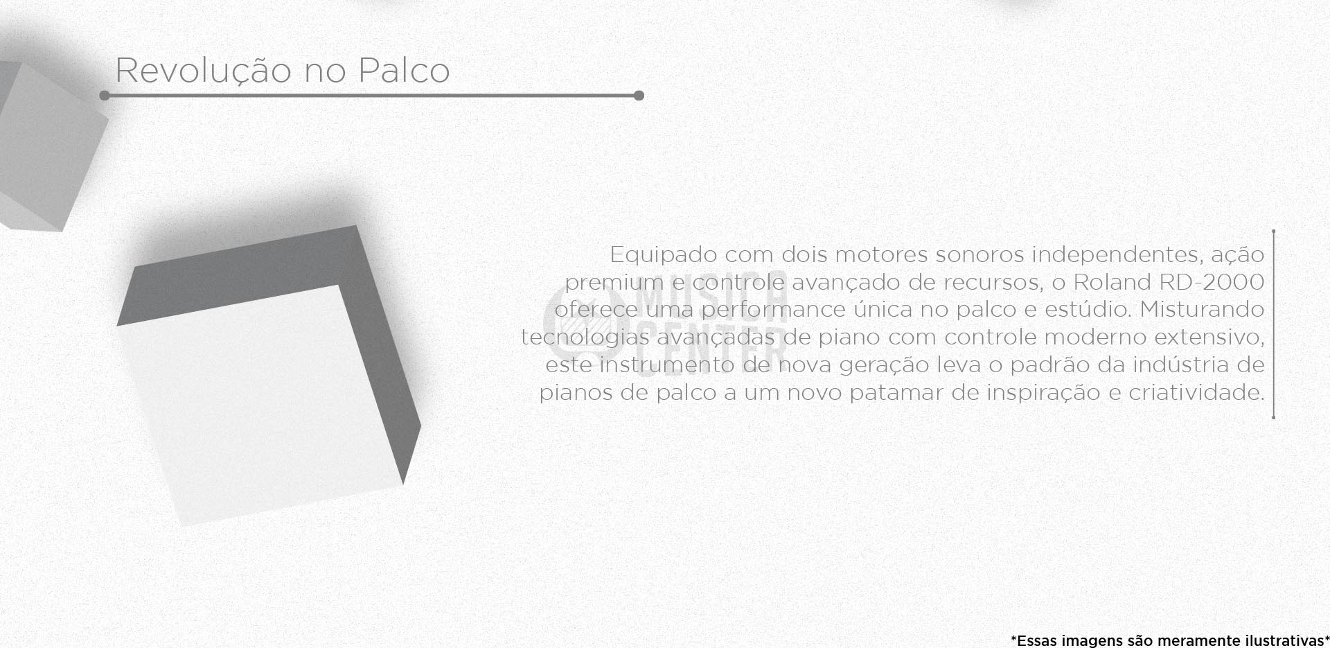 Piano de Palco Roland RD2000 um novo patamar de inspiração e criatividade
