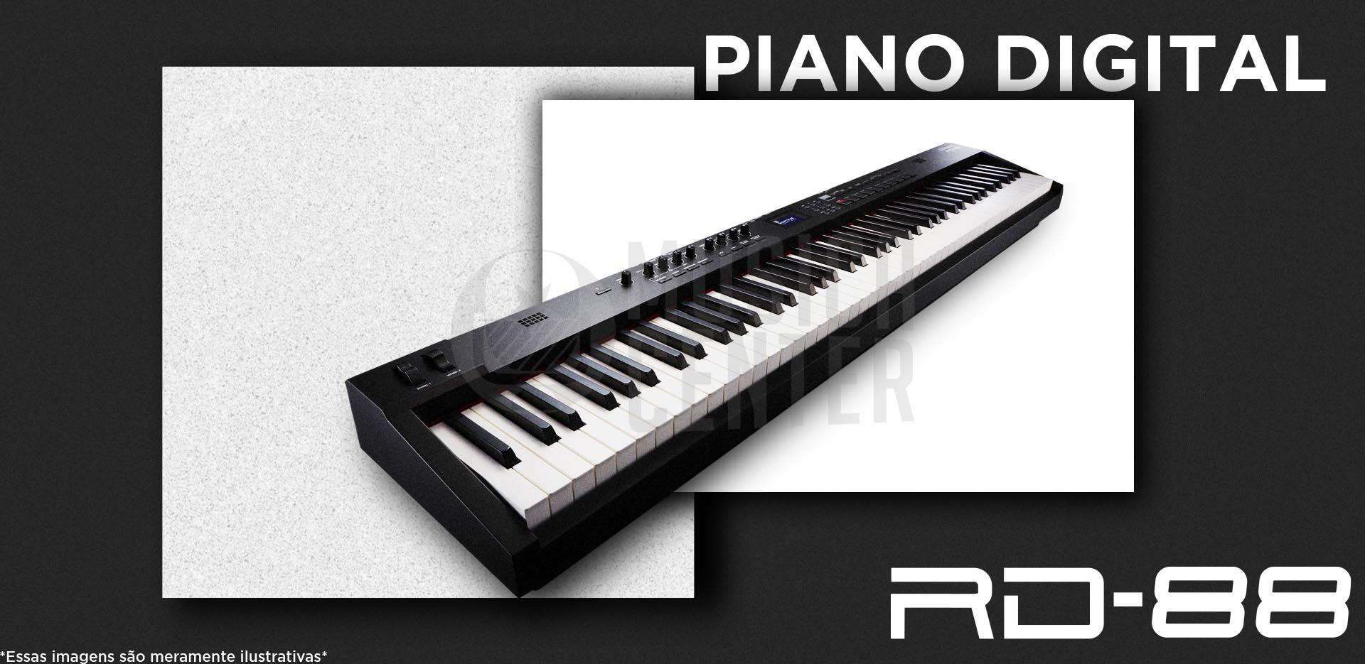Piano Digital Roland RD-88 sob encomenda na Musica Center