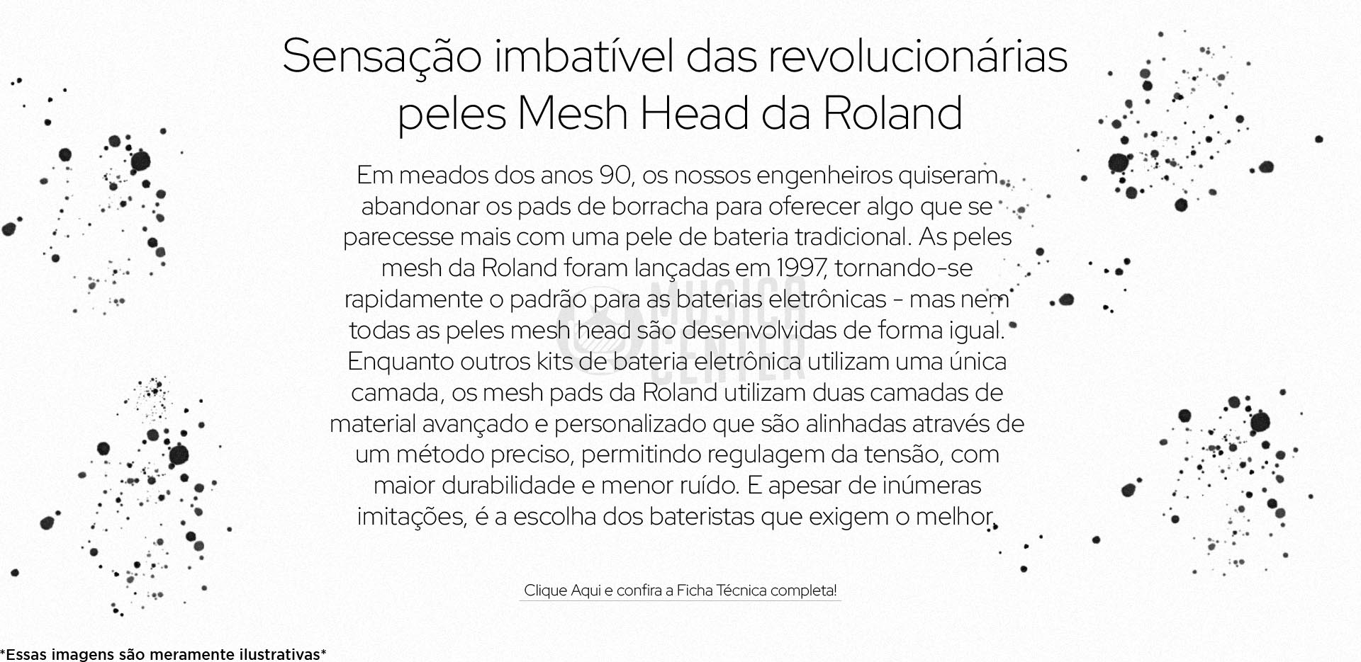 Bateria Eletrônica Roland VAD-103 Acoustic Design com peles mesh head da Roland
