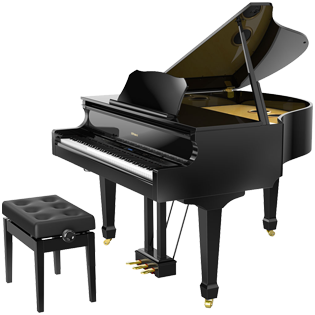 Piano de Cauda Digital Roland GP609 com Banco