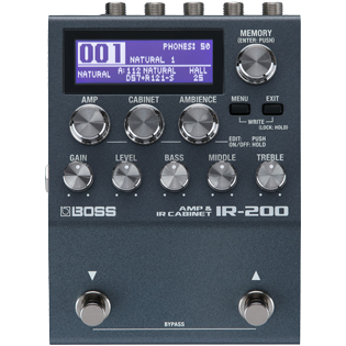Pedal Simulador de Amp e Gabinete BOSS IR-200